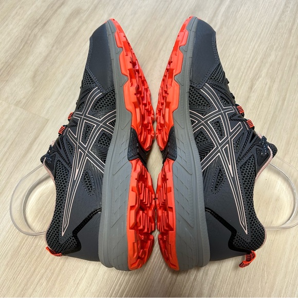 Asics Woman’s Gel Venture 8 Running Shoes Grey Blush Pink Orange 
Size 9 Wide. - Picture 4 of 8